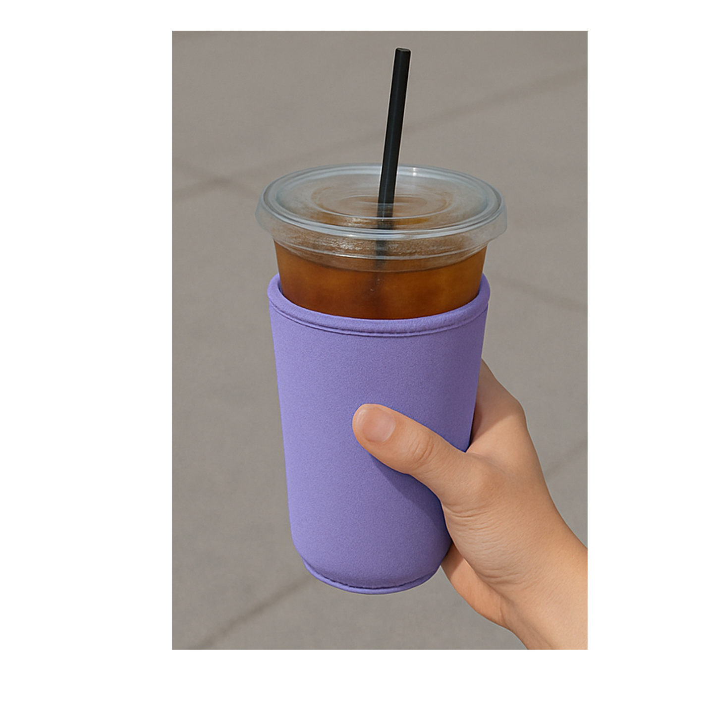 Lavender Coozie Cup